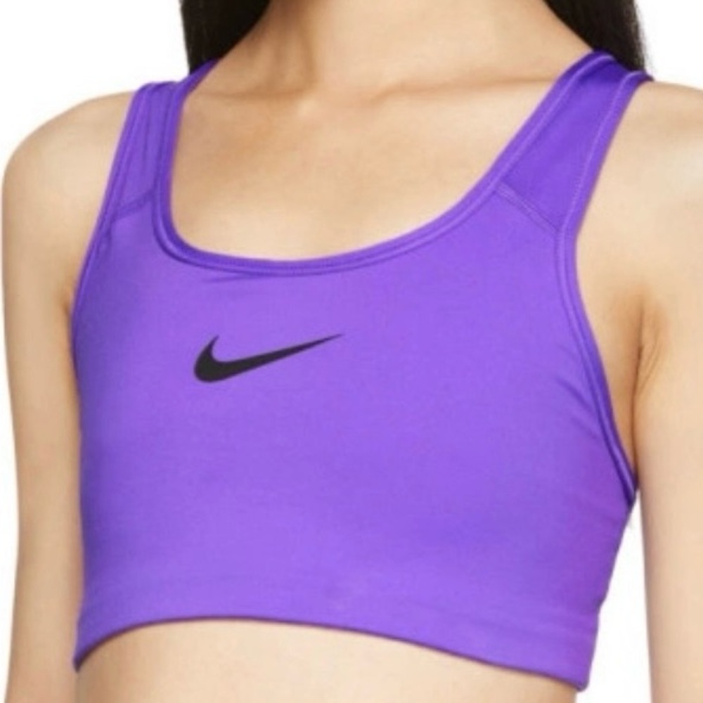 Nike Swoosh Sports Bra (Purple)